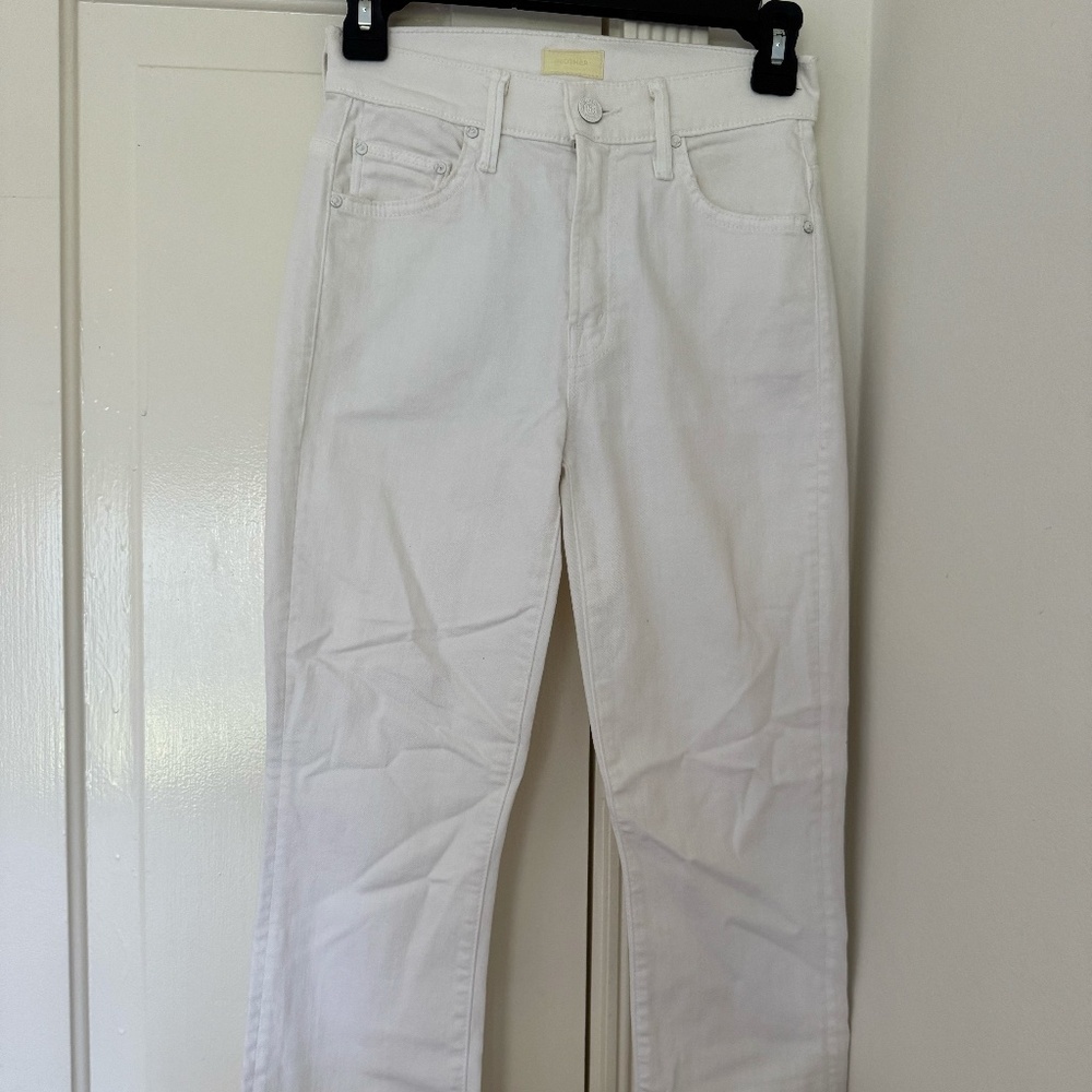 MOTHER white jeans (size 25)